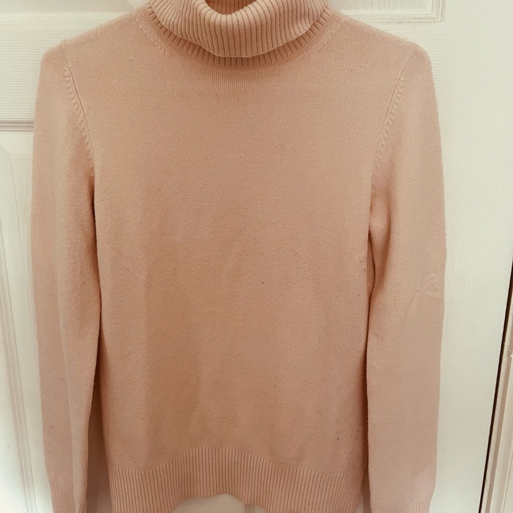 French Connection Blush Pink Turtleneck Sweater